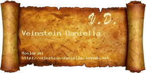 Veinstein Daniella névjegykártya